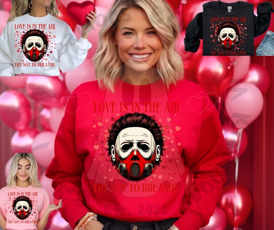 VALENTINES DAY- SLASHER LOVE CREWNECKS