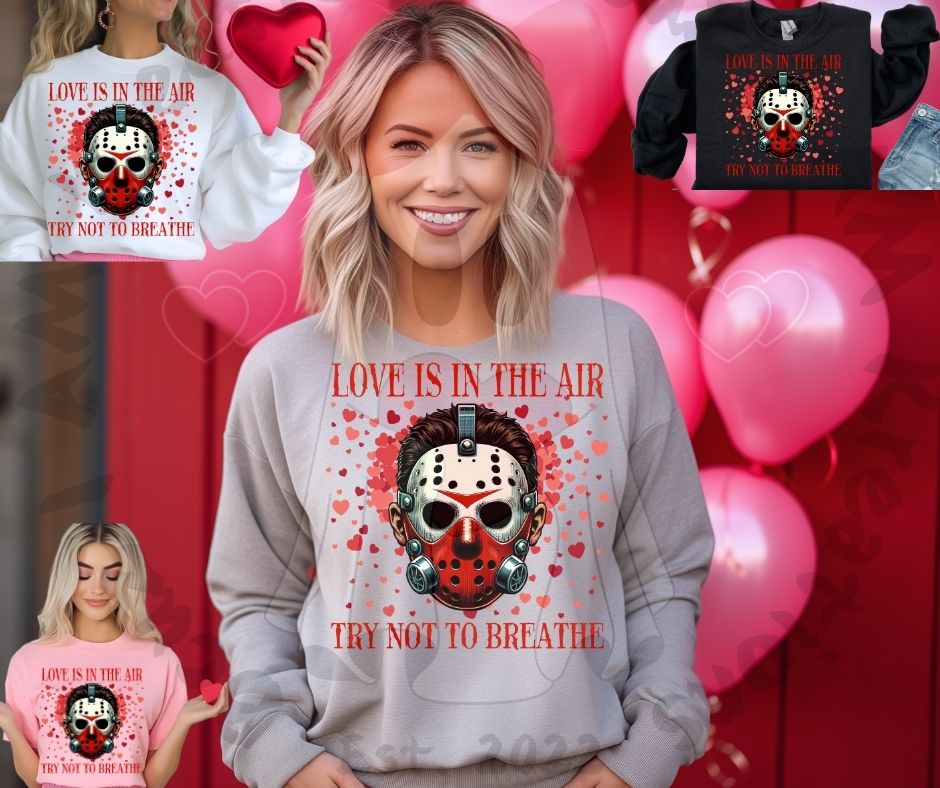 VALENTINES DAY- SLASHER LOVE CREWNECKS