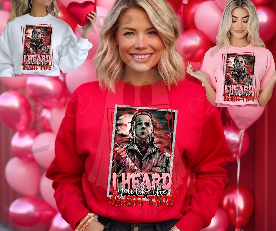 VALENTINES DAY- SLASHER LOVE CREWNECKS