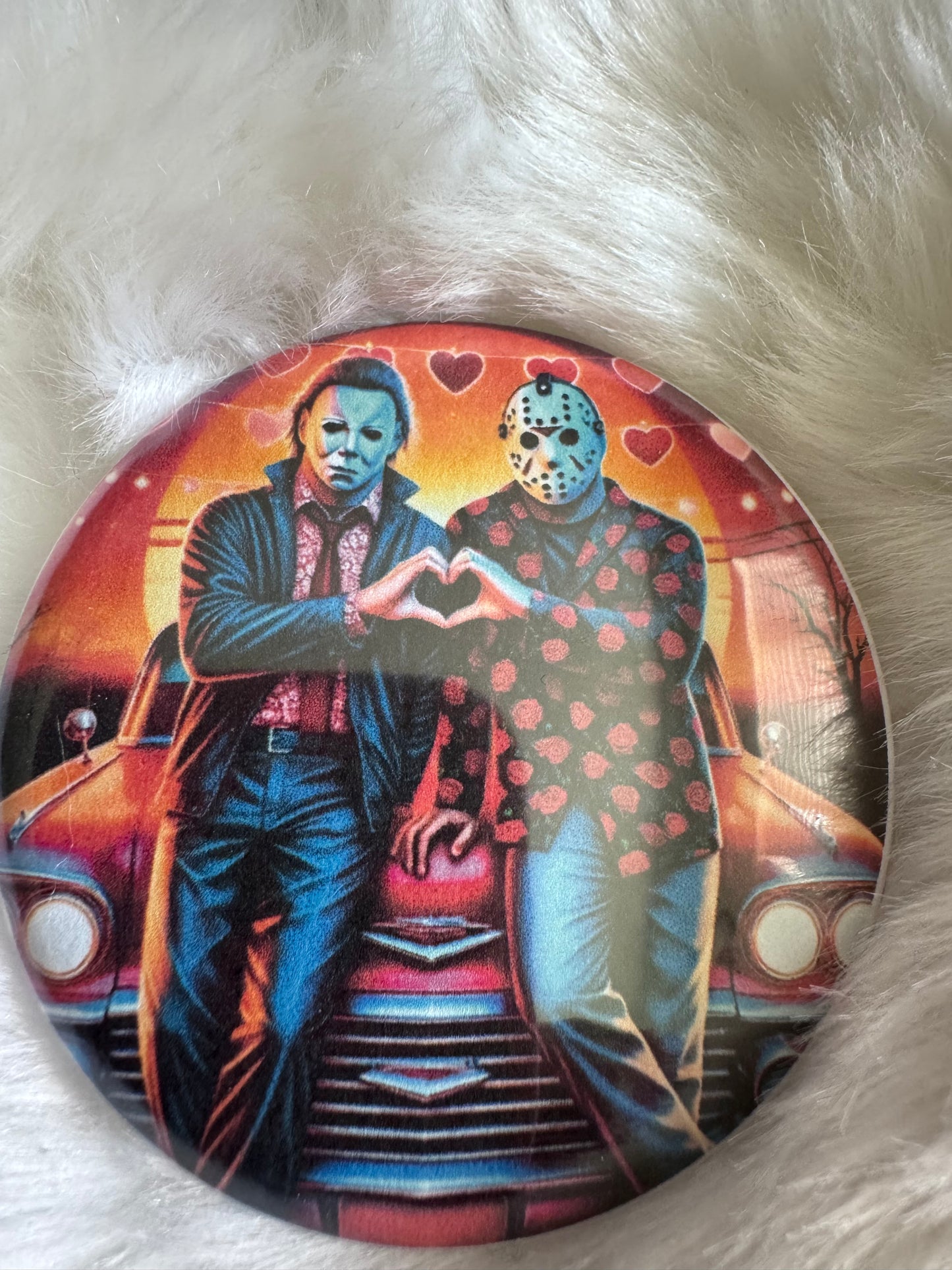 Buttons/Pins-Spooky Love